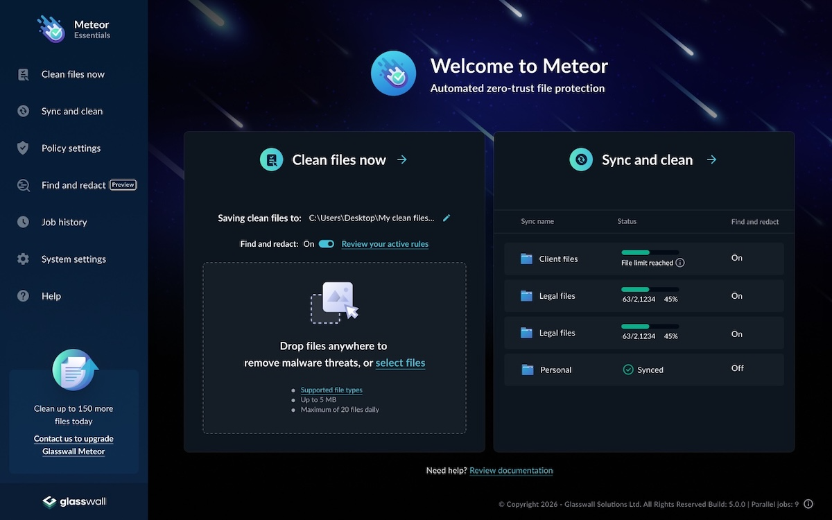 Component library and design system overview for Glasswall's Halo, Meteor, and Embedded Engine products